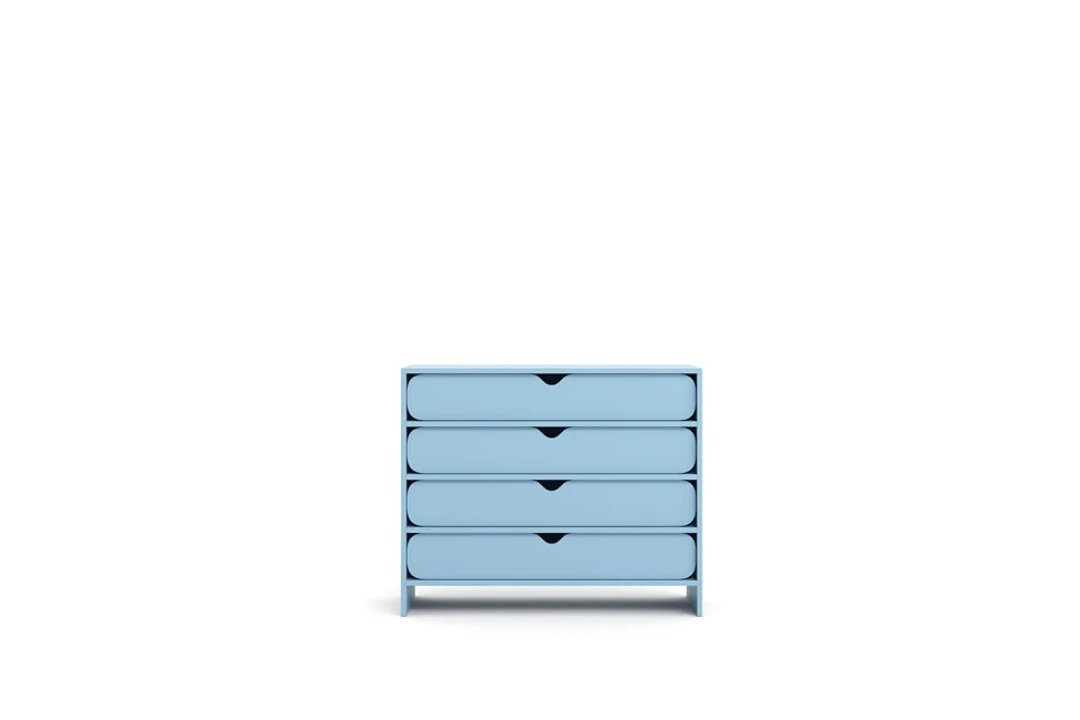 Niko komoda se zásuvkami Baby Blue