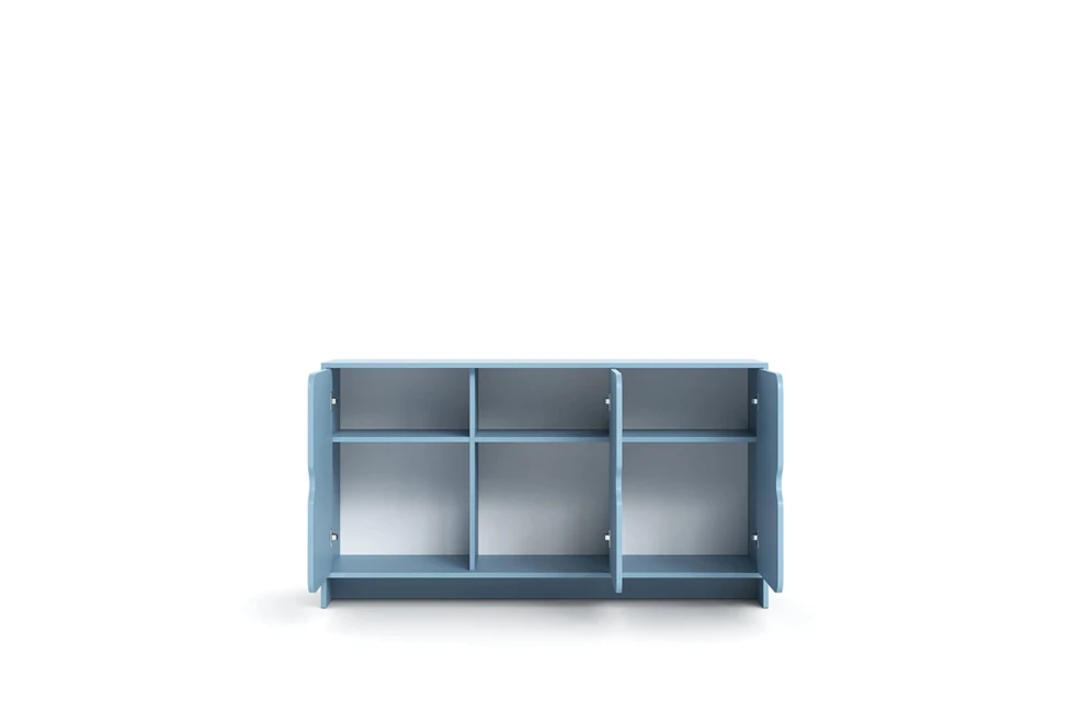 Niko třídveřová komoda Baby Blue