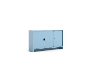 Niko třídveřová komoda Baby Blue