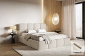 Postel Auro 160x200, látka LEGEND 01, kovový rám