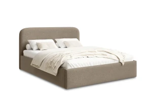 Postel Pure 160x200, látka WIND 11, kovový rošt