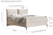 Kontinentální postel Pillow Conti