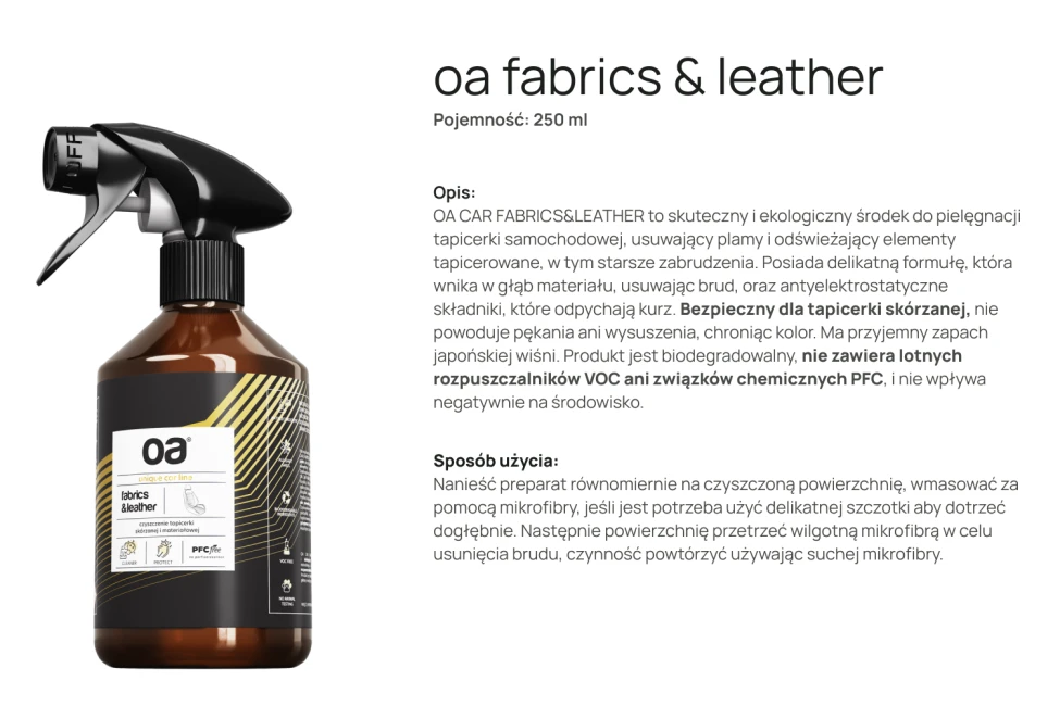 OA Fabrics & Leather 250ml