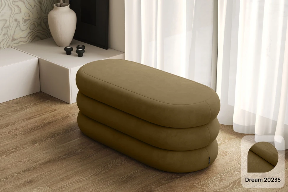 Taburet Puffy s úložným prostorem