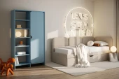 Niko skříň s policemi Baby Blue