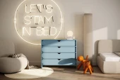 Niko komoda se zásuvkami Baby Blue