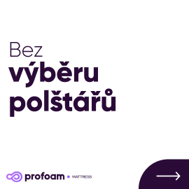 látka Bez polštářů