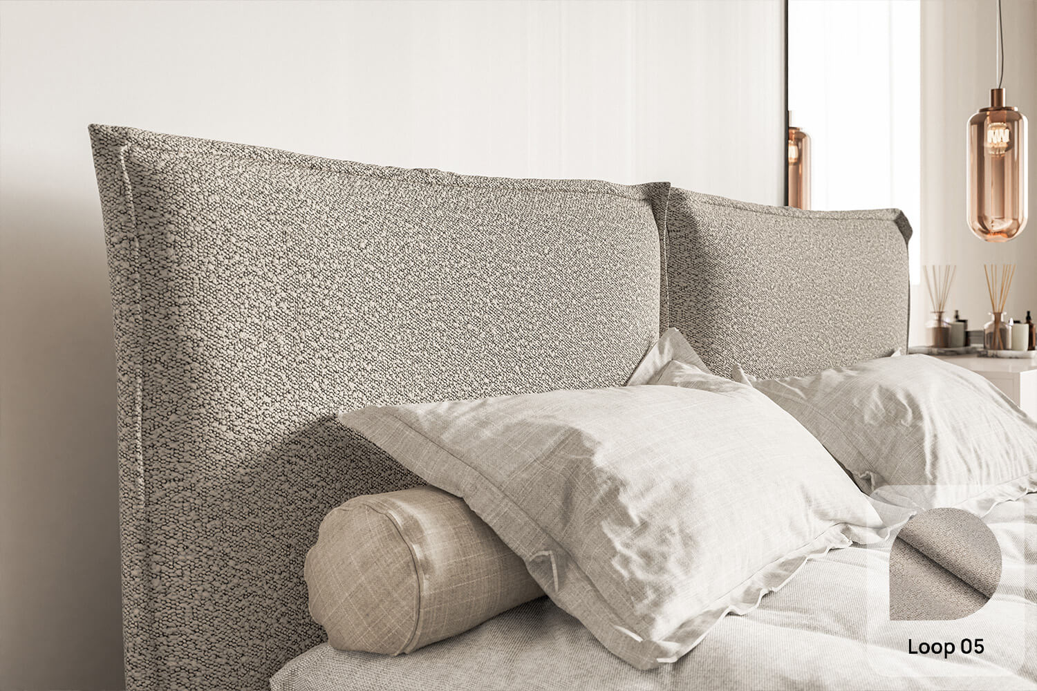 Detail postele Pillow Lite