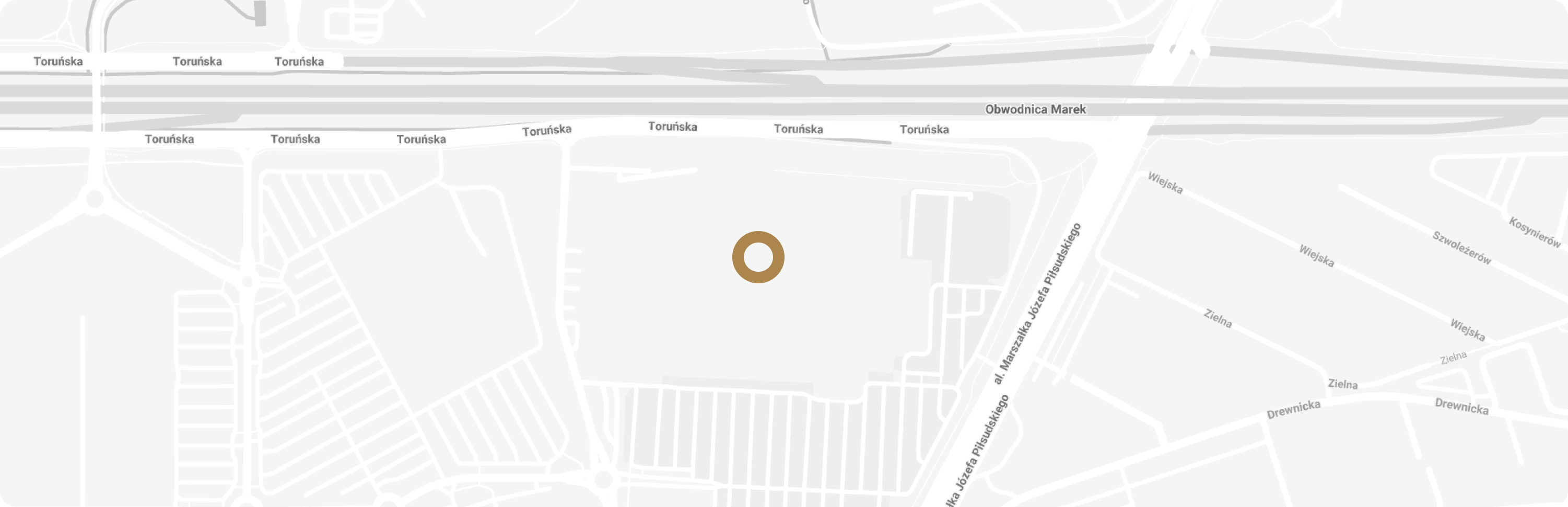 Mapa polohy showroomu v Markách u Varšavy
