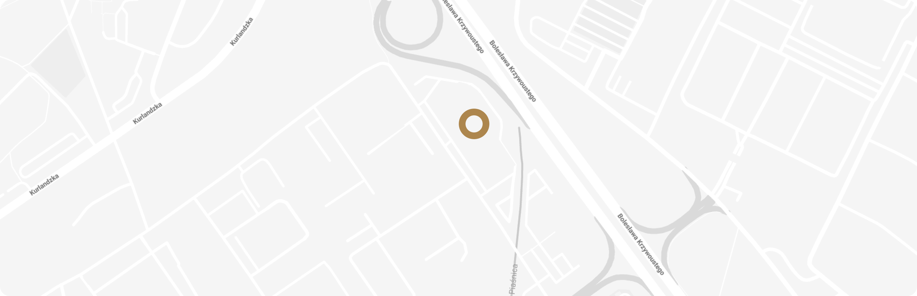 Mapa umístění showroomu MyBed v Poznani